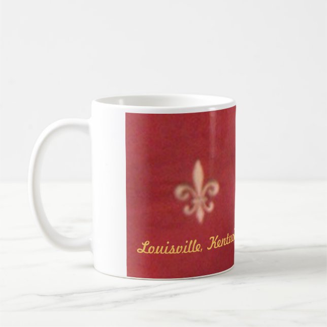 "LOUISVILLE, KENTUCKY FLEUR DE LIS MUG " (Gauche)