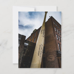 LOUISVILLE KENTUCKY GIANT BASEBALL BAT Postkarte