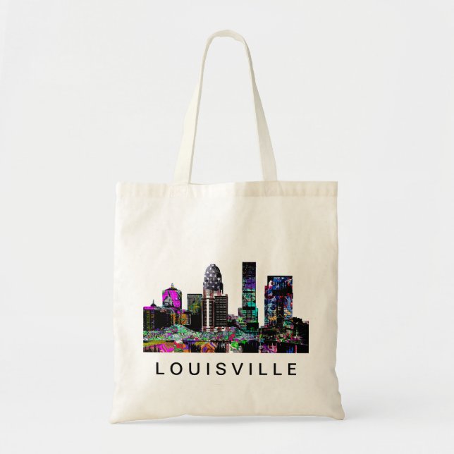 Louisville, Kentucky in Graffiti Tragetasche (Vorne)