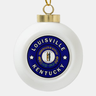 Louisville Kentucky Keramik Kugel-Ornament