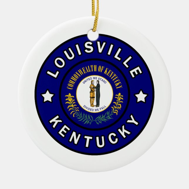 Louisville Kentucky Keramik Ornament (Vorne)