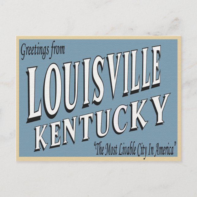Louisville Kentucky Postcard Postkarte (Vorderseite)