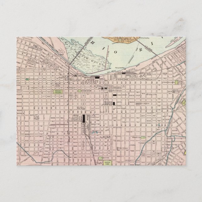 Louisville, Kentucky Postkarte (Vorderseite)