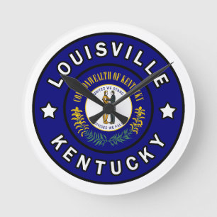 Louisville Kentucky Runde Wanduhr