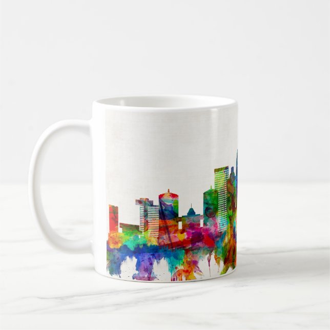 Louisville Kentucky Skyline Kaffeetasse (Links)