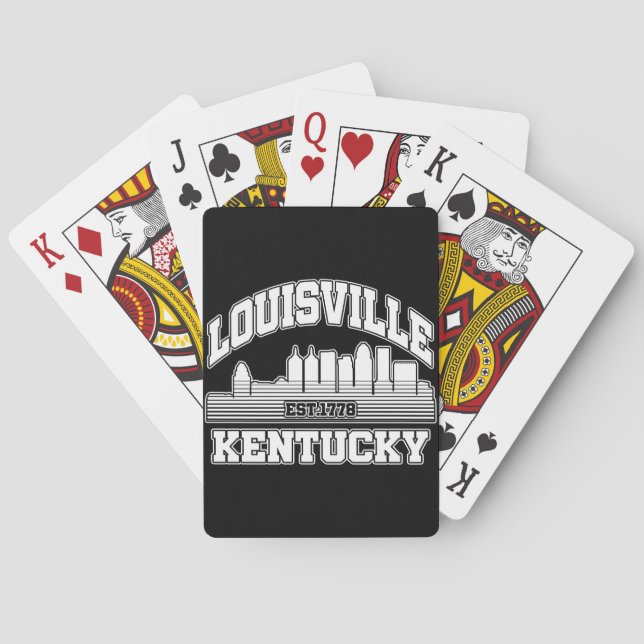 Louisville, Kentucky Spielkarten (Rückseite)