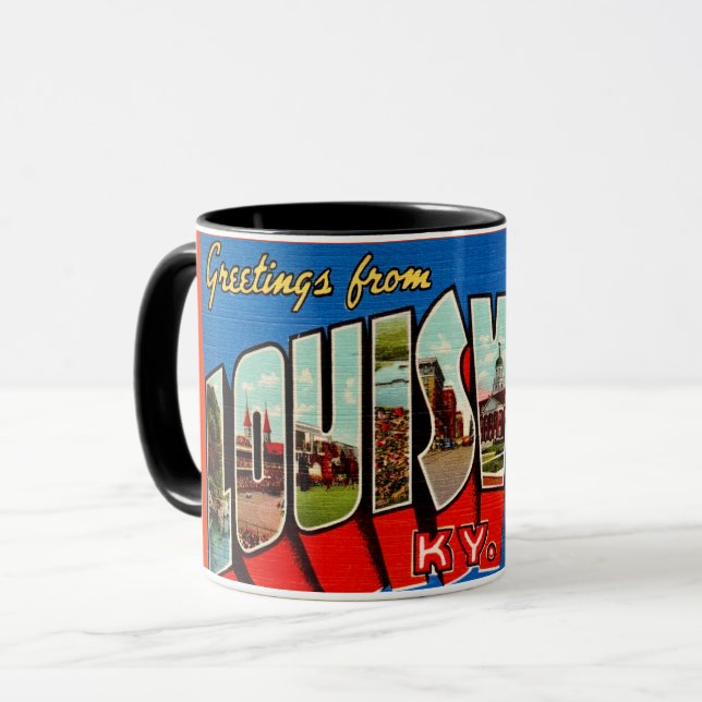 Louisville KY Grueting Tasse (Vorderseite Links)