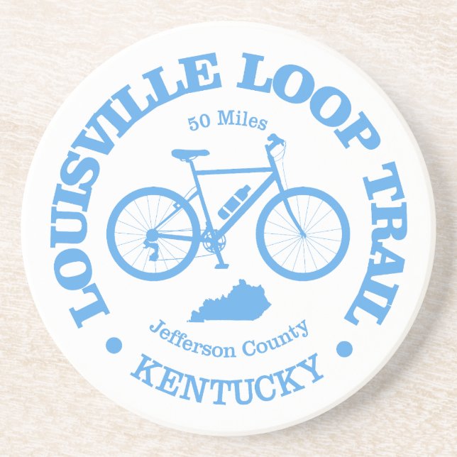 Louisville Loop (Fahrrad) Getränkeuntersetzer (Vorne)