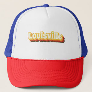 Louisville Retro Vintag Text Truckerkappe