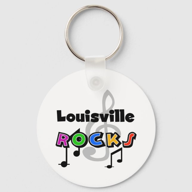 Louisville Rocks Schlüsselanhänger (Vorderseite)