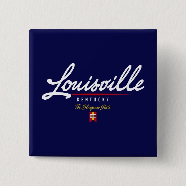 Louisville-Skript Button (Vorderseite)