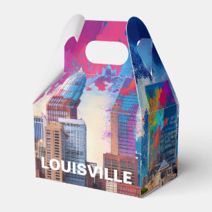 Louisville Skyline Abstrakte Kunst Geschenkschachtel