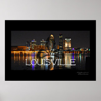 Louisville Skyline Poster mit Lilie