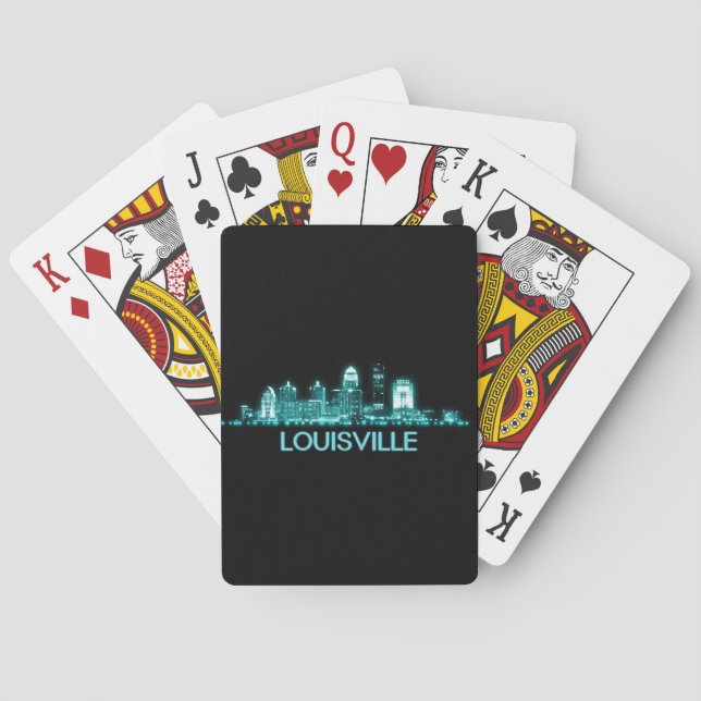 Louisville-Skyline Spielkarten (Rückseite)