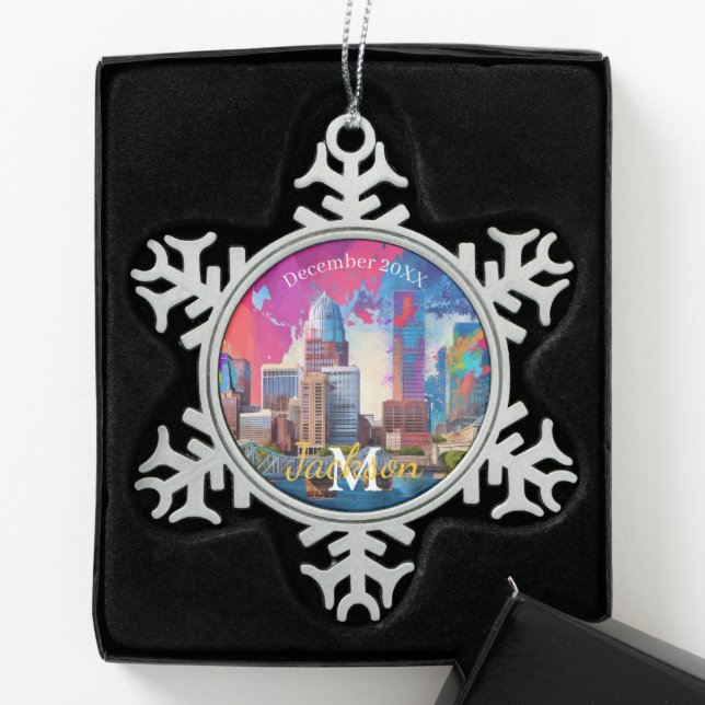 Louisville Snowflake Pewter Noël ornement (Boîte)