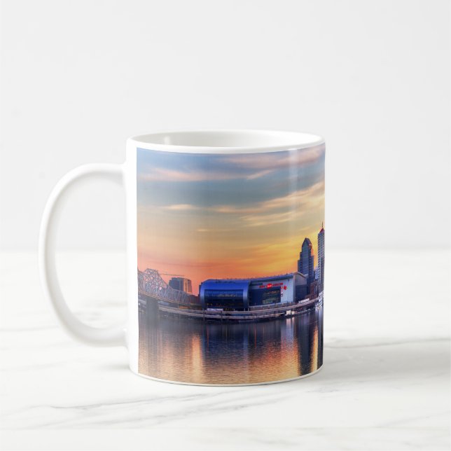 Louisville-Sonnenuntergang Kaffeetasse (Links)