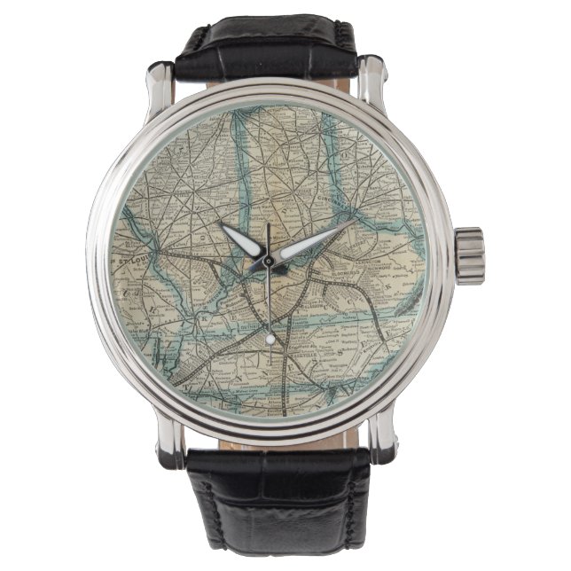 Louisville und Nashville Eisenbahn 2 Armbanduhr (Vorderseite)
