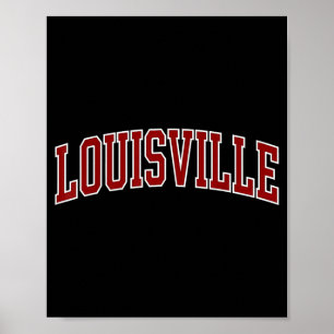 Louisville Vintage Design Männer Frauen Kinder Poster