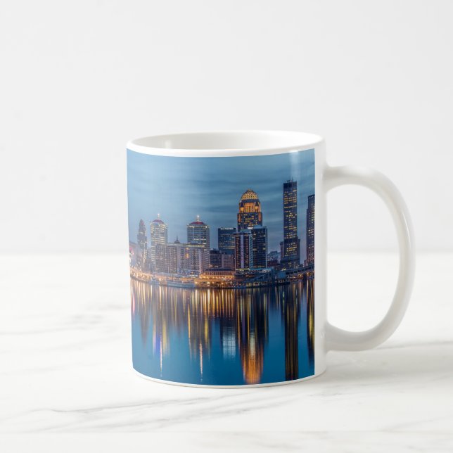 Louisvilleskyline-Tasse Kaffeetasse (Rechts)