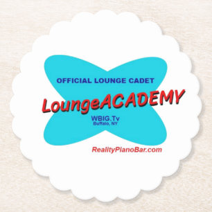 Lounge Academy Retro Cool Buffalo NY Klavierbar Untersetzer