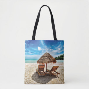Lounge Chairs Beach throw Pillow Tasche
