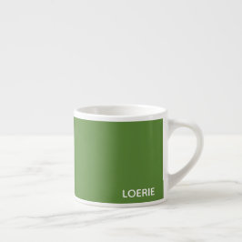 Lounge grüne Farbe Espressotasse
