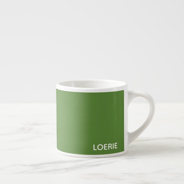 Lounge grüne Farbe Espressotasse (Rechts)