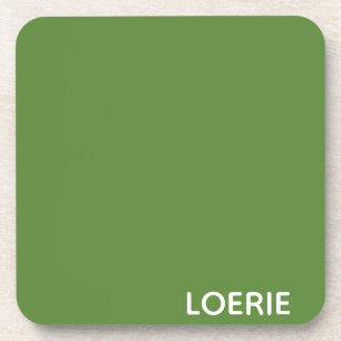 Lounge grüne Farbe Getränkeuntersetzer