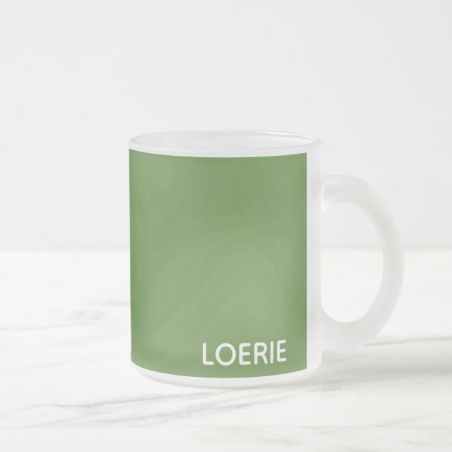 Lounge grüne Farbe Mattglastasse (Rechts)