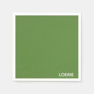 Lounge grüne Farbe Serviette