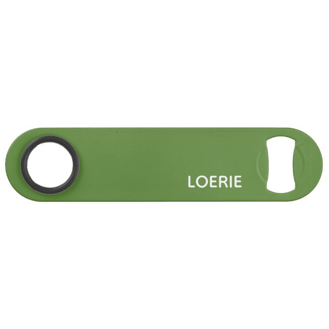 Lounge grüne Farbe Speed Flaschenöffner (Vorderseite (Horizontal))