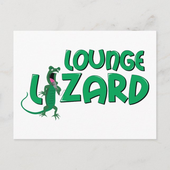 Lounge Lizard Postkarte (Vorderseite)