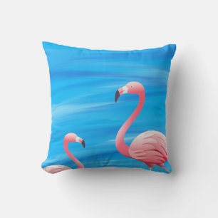 Lounge mit Flock Throw Kissen