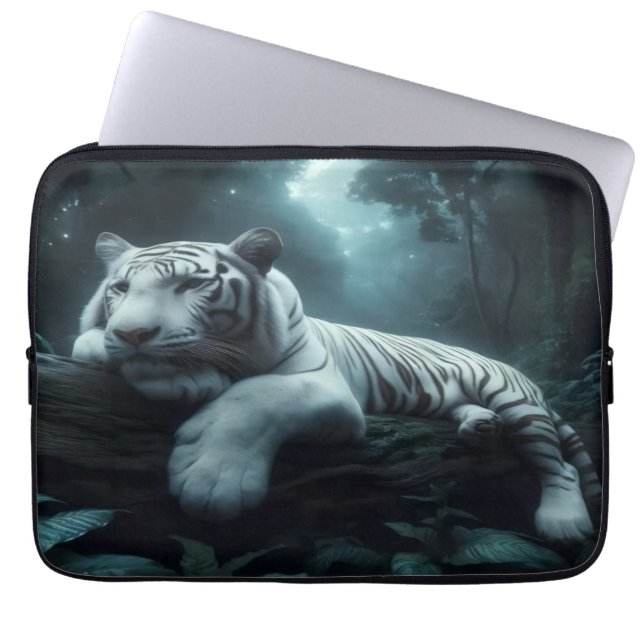 Lounges weißes Bangle Notebook-Sieb Laptopschutzhülle (Vorderseite)