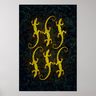 LOUNGING LIZARDS Poster