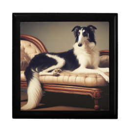 Lounging Tri Borzoi Erinnerungskiste