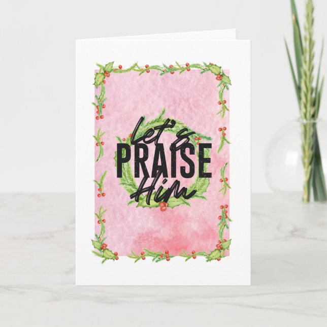 Louons-lui la carte de Noël (Devant)