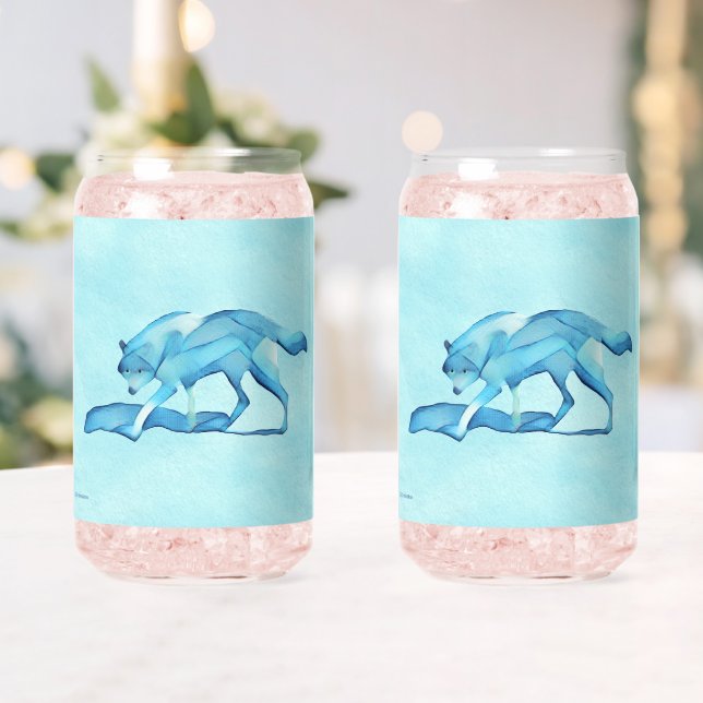 Loup Bleu Sur Neige (Insitu (Mariage))