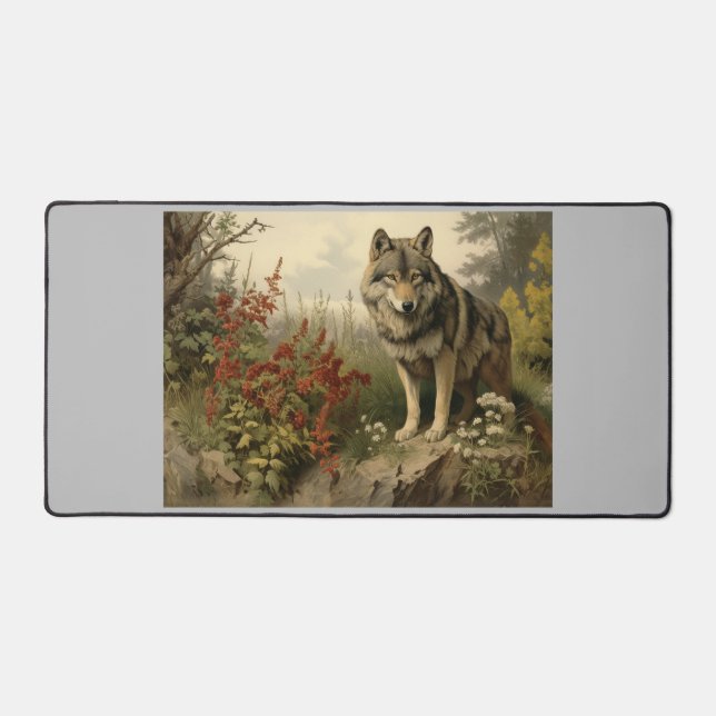 Loup Dans Le Mat De Glen Desk (Recto)