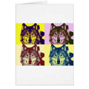 Loup d'art pop