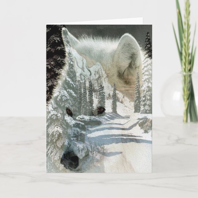 Loup - esprit de la région sauvage/de carte vierge (Devant)