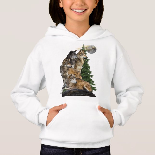 Loup et lune (Devant)
