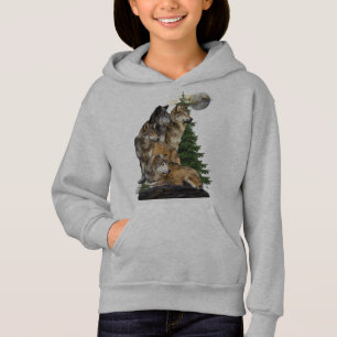 Loup et lune