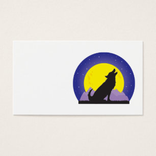 Loup et lune