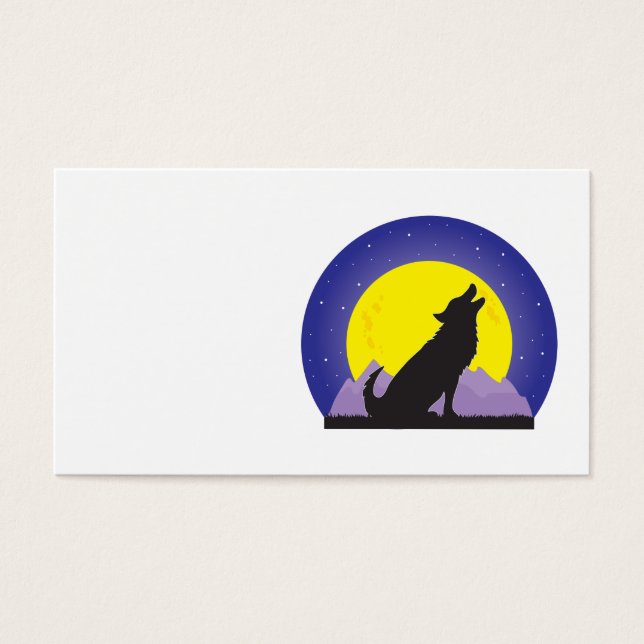 Loup et lune (Devant)