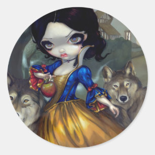 "Loup-Garou : Autocollant de Blanche Neige"