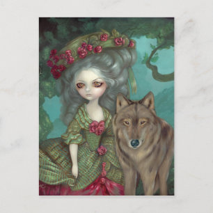 "Loup-Garou :  Carte postale La Foret"