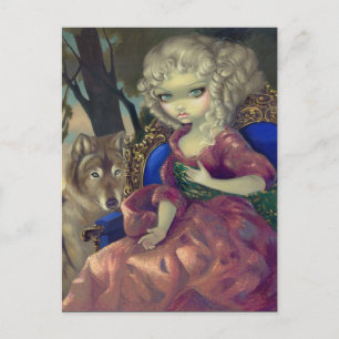 "Loup-Garou :  Carte postale L'Aube