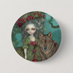 "Loup-Garou: La Foret" Knopf Button