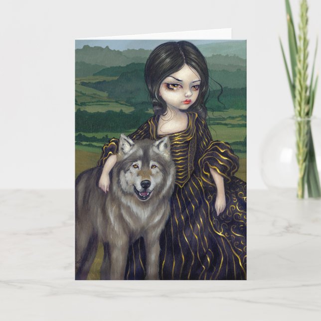 "Loup-Garou: Pastorale" Grußkarte Karte (Vorderseite)